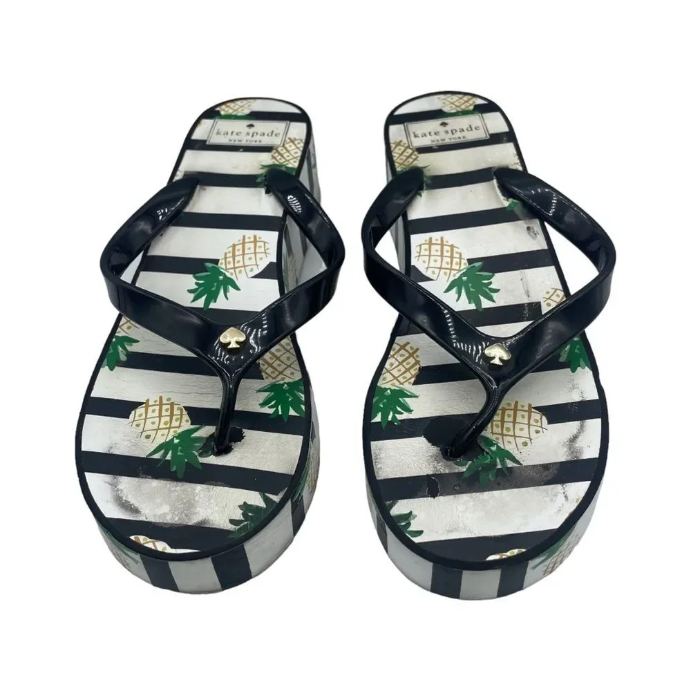 Kate Spade Remmie Flip Flop Wedge Thong Sandal 9M